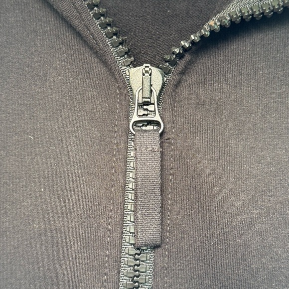 James Perse Black Mock Neck Full Zip Hoodie Size 3 (L) - Picture 3 of 13